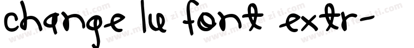 Change Lu Font Extr字体转换